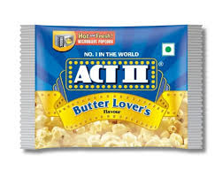 Act II Butter Lovers Microwave Popcorn 99 gm