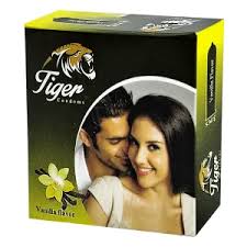 Tiger Vanilla Flavored Condom 3s Pack