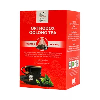 Kazi and Kazi Organic Orthodox Pyramid Oolong Tea 20 pcs 40 gm