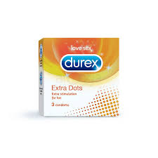 Durex Extra Dots Condom 3s Pack
