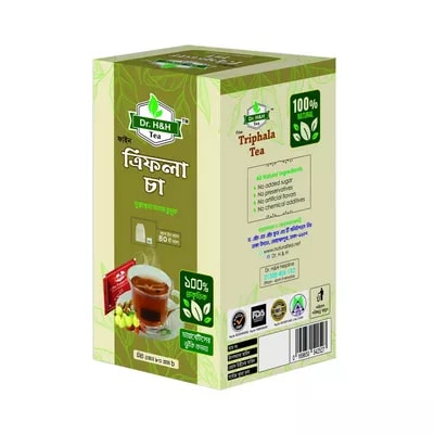 Dr. H and H Fine Triphala Tea bags 40 pcs 80 gm