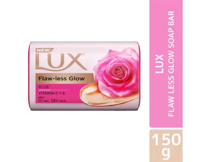 Lux Flaw Less Glow Rose Soap 150gm
