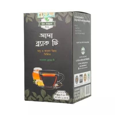 Dr. H and H Black Tea With Honey Tea Bag 30 pcs 60 gm