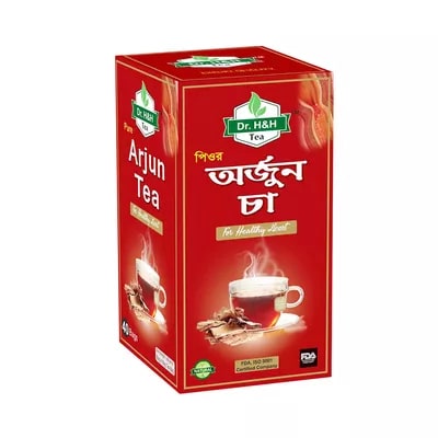 Dr. H and H Pure Arjun Tea bags 40 pcs 80 gm