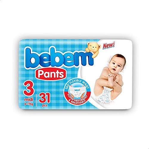 Bebem Baby Diaper Pants Midi 3 (6-11 kg) 31 pcs