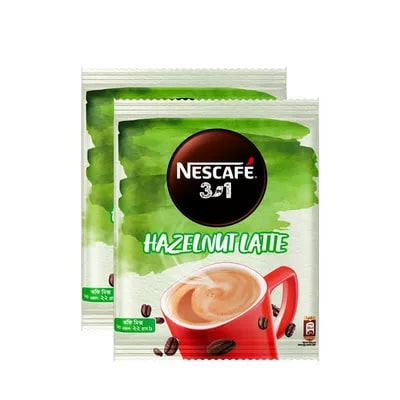 Nescafe Hazelnut Latte Coffee Mix 22 gm 2 pcs