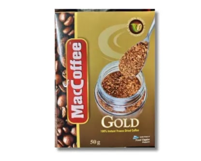 MacCoffee Gold Freeze Dried Coffee 50gm