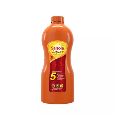 Saffola Active Plus Edible Oil 2 litre (Rice Bran oil)