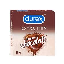 Durex Extra Thin Intense Chocolate Condom 3s Pack