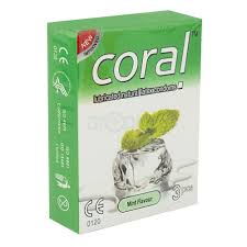 Coral Condom Mint Flavour 3s Pack