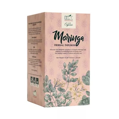 Kazi and Kazi Organic Moringa Herbal Infusion Tea 25 pcs 37.5 gm