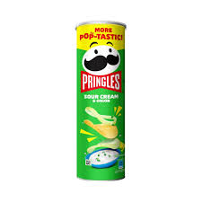 Pringles Sour Cream and Onion Potato Chips 134 gm