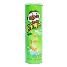 Pringles Potato Chips Sour Cream and Onion 158 gm