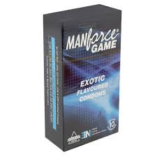 Manforce Game Exotic 3in1 Ribbed Dotted Condoms 10s Pack
