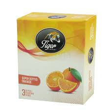 Tiger Super Dotted Orange Flavored Condom 3s Pack
