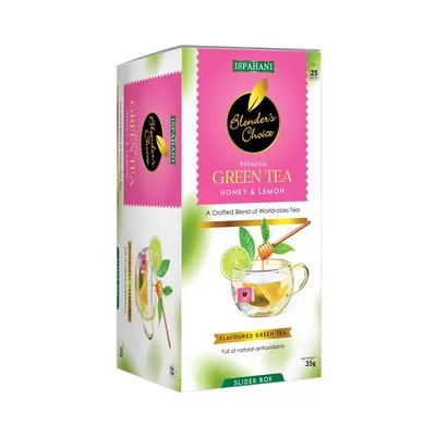 Ispahani Blenders Choice Premium Green Tea Honey and Lemon 25 pcs