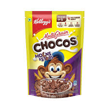 Kelloggs Chocos Moons and Stars Chocolate Cereal 360 gm