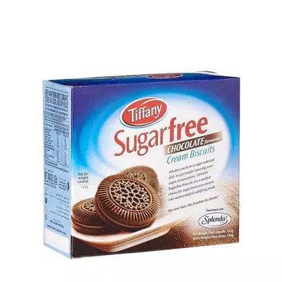 Tiffany Sugar Free Chocolate Cream Biscuit 162 gm
