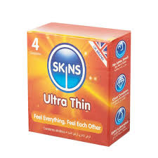 Skins Ultra Thin Premium Condom 4s Pack