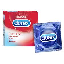 Durex Extra Thin Condom 3s Pack