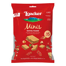 Loacker Minis Napolitaner Wafer 150gm