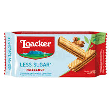Loacker Less Sugar Hazelnut Wafer 45gm